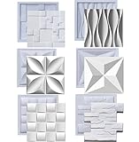 Kit Formas Moldes De Gesso 3D E Cimento ABS Pra Revestimento De Parede FDG Painel Decorativo