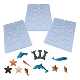 Kit Formas Simples Aplique Sereia Fundo Mar Mini Estrela