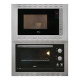 Kit Forno Elétrico 44l E Micro ondas De Embutir Fischer 220v