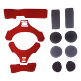 Kit Forro Joelheira Pod K4 Vermelho Esquerdo