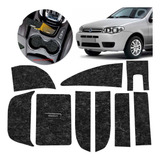 Kit Forro Porta Objeto Anti Ruído Siena Fire 09 A 12 9p