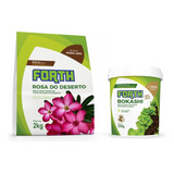 Kit Forth Substrato Rosa Do Deserto 2kg forth Bokashi 250g