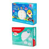 Kit Fralda De Pano Com Bainha Baby Shark Cremer 02 Caixas
