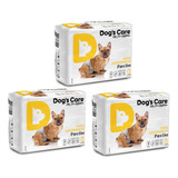 Kit Fralda Higiênica Dogs Care P 36 Unidades Macho Para Cães