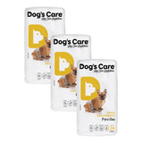 Kit Fralda Higiênica Pet P Cães Macho Dogs Care Tam G 72 Un