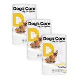Kit Fralda Higiênica Pet P  Cães Macho Dogs Care Tam M 72 Un