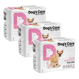 Kit Fraldas Higiênicas Dogs Care Cães Fêmeas Pp 36 Unidades