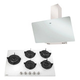 Kit Franke Coifa De Parede 90cm 220v Cooktop 5b Bivolt White