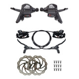 Kit Freio A Disco Hidraulico passador De Marcha 21v Bike Mtb