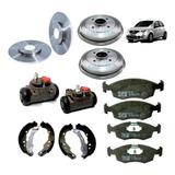 Kit Freio Citroen C3 c4 206 208 Pastilha Cilindro Sapata