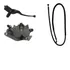 Kit Freio Dianteiro Nxr125-150 Bros Flexivel Burrinho Pinça 