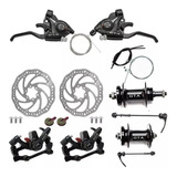 Kit Freio Disco 160mm Bike cubo Para Disco Rapid Fire 21v