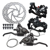 Kit Freio Disco Alavanca Trocador Rapidfire Bike Aro 29 26