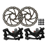 Kit Freio Disco Bicicleta Bike Pinças Cabos
