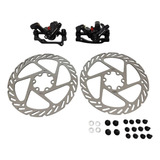 Kit Freio Disco Bike Mecânico Disco Pinça Rotor Veloforce