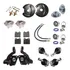 Kit Freio Disco C/ Sistema De Pivôs Com Pinças Vw Fusca