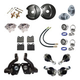 Kit Freio Disco C Sistema De Pivôs Com Pinças Vw Fusca