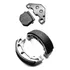 Kit Freio Lona Tras + Pastilha Dianteira Scooter Burgman 125