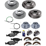 Kit Freio Uno Way Mille 2009 Disco Pastilha Sapata Cilindro