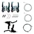 Kit Freio V Brake Alumínio Completo Com Cabo E Conduite Gta