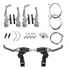 Kit Freio V Brake Alumínio Gta Completo Com Cabo E Conduite