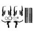 Kit Freio V Brake Completo Com Manete E Cabos + Manopla Bike