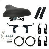 Kit Freio V brake Completo selim Bike Bicicleta Banco Molas