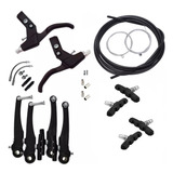 Kit Freio V brake E Manete De Naylon Bicicleta Aro 20 24 26