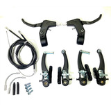 Kit Freio V brake Nylon Diant Tras Maçaneta Cabos Conduíte