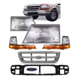 Kit Frente Ranger 4x2 Faróis Grade Painel 1998 2004