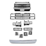 Kit Frente Silverado Grandblazer Completa Cromada 97 A 01
