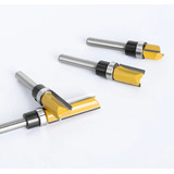 Kit Fresa Tupia 6mm Haste Paralela Rolamentada 4 Unidades