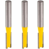 Kit Fresas Tupia 6mm 2 Cortes Reto Perfeito Mdf Vonder