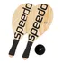 Kit Frescobol Speedo Popular Madeira Ecofriendly Cor Preto