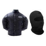 Kit Frio Motoboy Jaqueta Arizona Touca Balaclava Moto Chuva