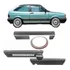 Kit Friso Lateral E Parachoque Gol Gl 87/94 12cm Cinza Claro