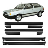 Kit Friso Lateral E Spoiler Gol Gl 87 94 Bojudo 8cm Preto