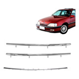 Kit Friso Parachoque Omega 92 93 94 95 96 97 98 Cromado