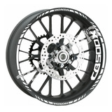 Kit Frisos Adesivo Refletivo Rodas Cb500x 2023 Aros 17 E 19