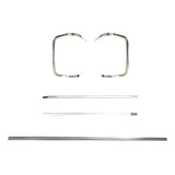 Kit Frisos Aluminio Lanterna Traseira Mala Opala 87 Gramp