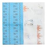 Kit Fronha De Bebê Estampada Raposa E Oca Menino Com 02 Unidades 100 Algodão 40cmx30cm
