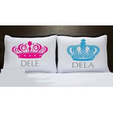 Kit Fronhas Personalizadas Casal