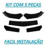 Kit Front Lip Dianteiro Universal Ajustável Saia Splitter