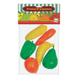 Kit Frutas E Legumes Com 6 Peças Pica Pau