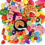 Kit Frutas Frutinhas Legumes De Brinquedo Com Velkro 30pçs
