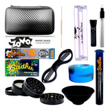 Kit Fumo Dichavador Metal Seda Cuia Piteira Mocó Bolador