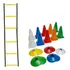 Kit Funcional Agilidade 10 Chapéus 10 Cones E Escada Para Treino Completo Megagym Equipamentos Fitness