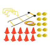 Kit Funcional Completo Barreira De Salto Escada De Agilidade