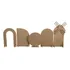 Kit Fundo Fotográfico Smash 5 Mini Paineis Cenário Festa Mdf Cor Cru Desenho Impresso Lisa