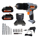Kit Furadeira Parafusadeira Fp12x + 13 Acess. E Bateria Nkf Cor Cinza Frequência 50 Hz/60 Hz 100v/240v
